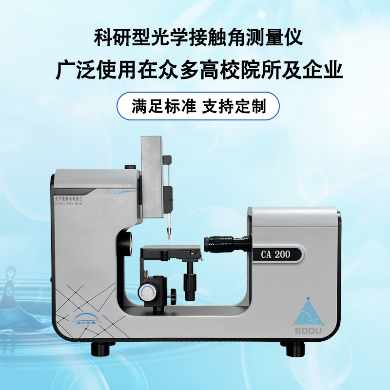 接觸角測量儀對眼鏡清潔度檢測與表面處理評估